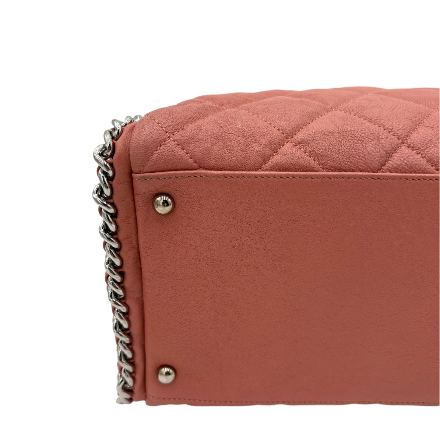 2010 Chanel Chain Around Bag-Pink Quilted