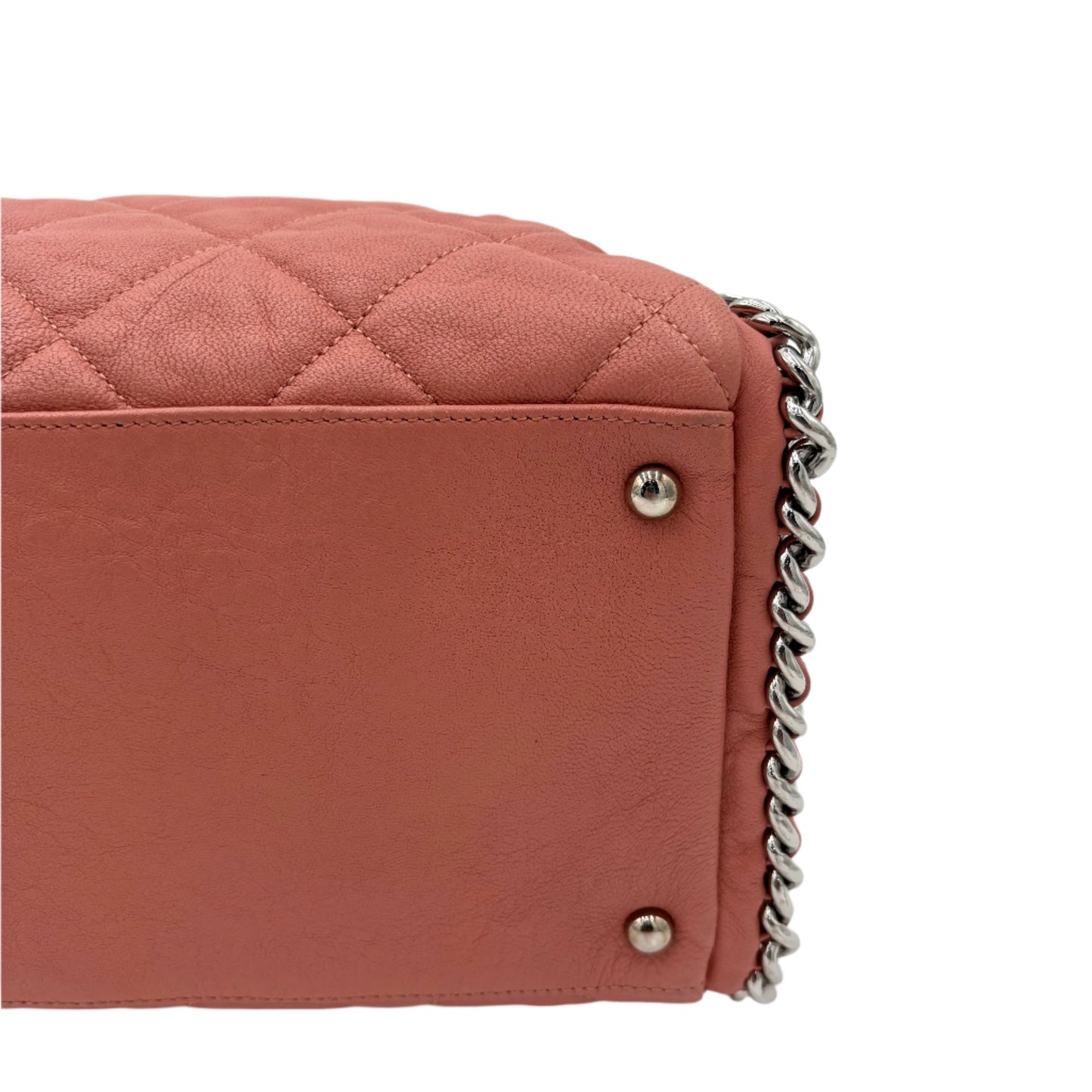 2010 Chanel Chain Around Bag-Pink Quilted