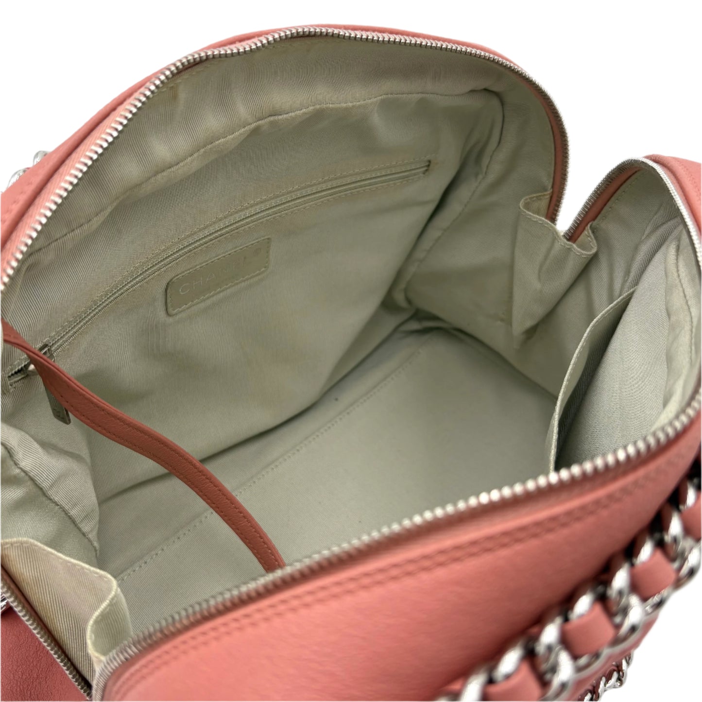 2010 Chanel Chain Around Bag-Pink Quilted