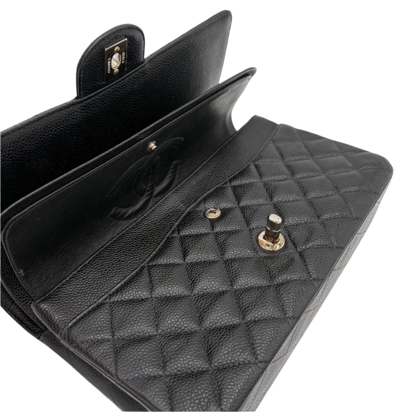 2000 Chanel Double Flap Caviar Bag