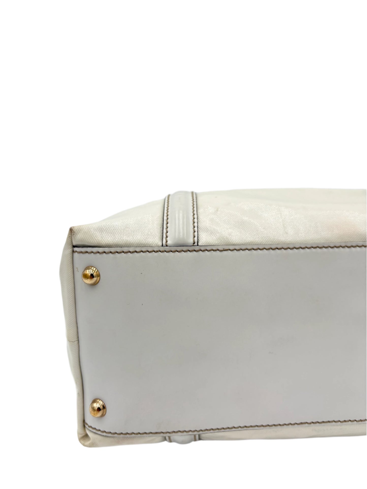 Gucci Britt Web Hobo Bag-White Patent
