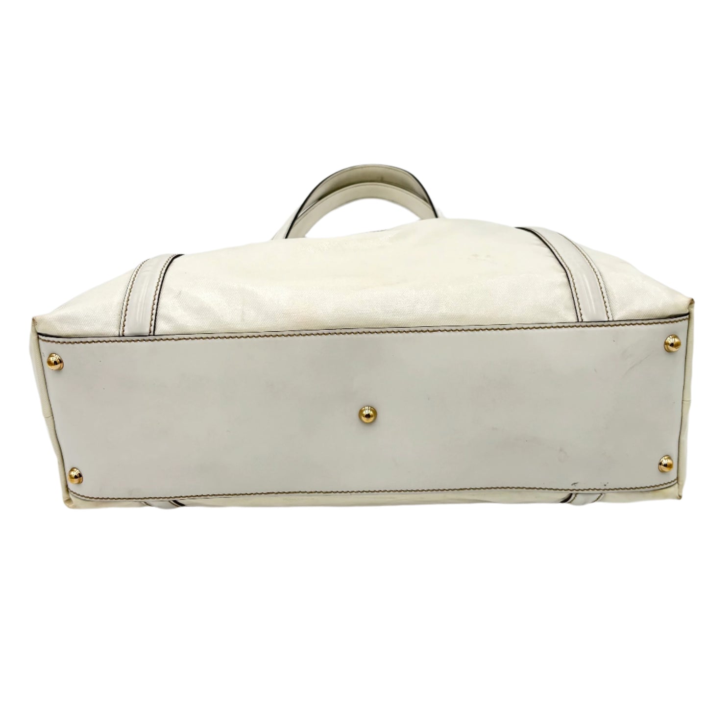 Gucci Britt Web Hobo Bag-White Patent