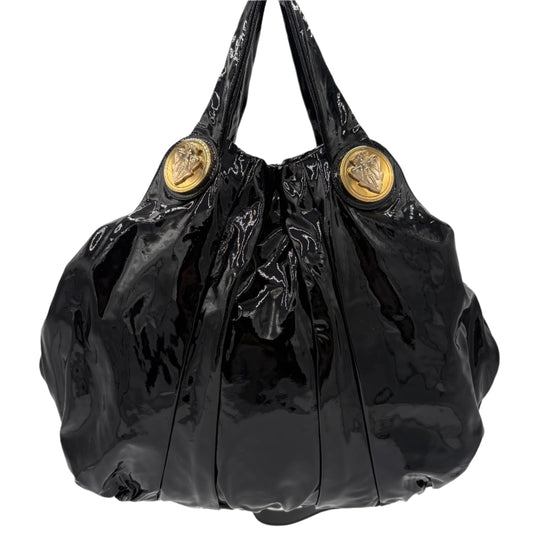 Gucci Hysteria Black Patent Bag Purse