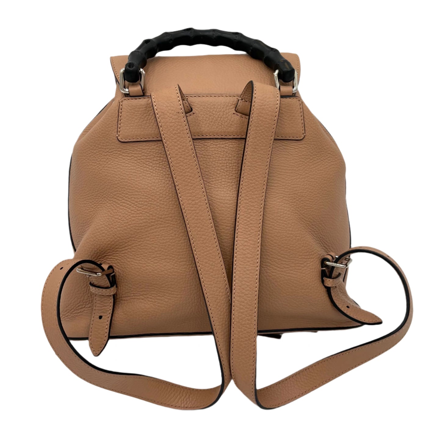 Gucci Bamboo Fringe Backpack-Taupe : Leather