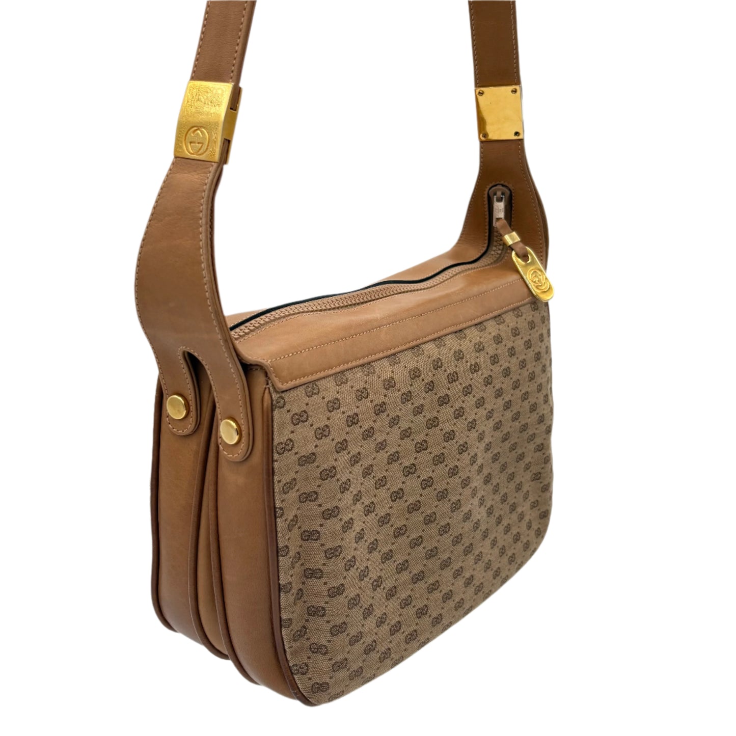 Vintage Brown Micro GG Gucci Bag
