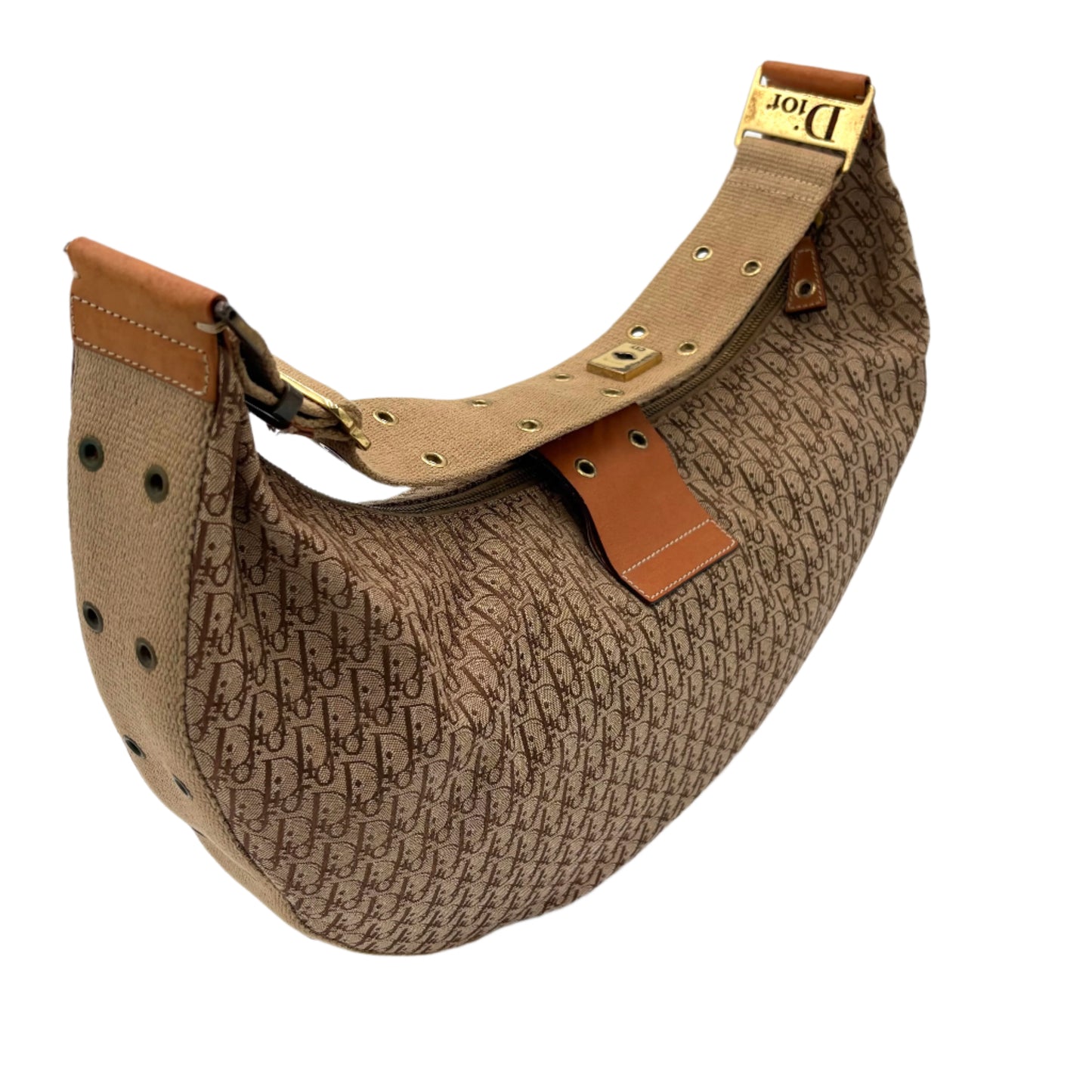2003 Christian Dior Monogram Street Chic Hobo