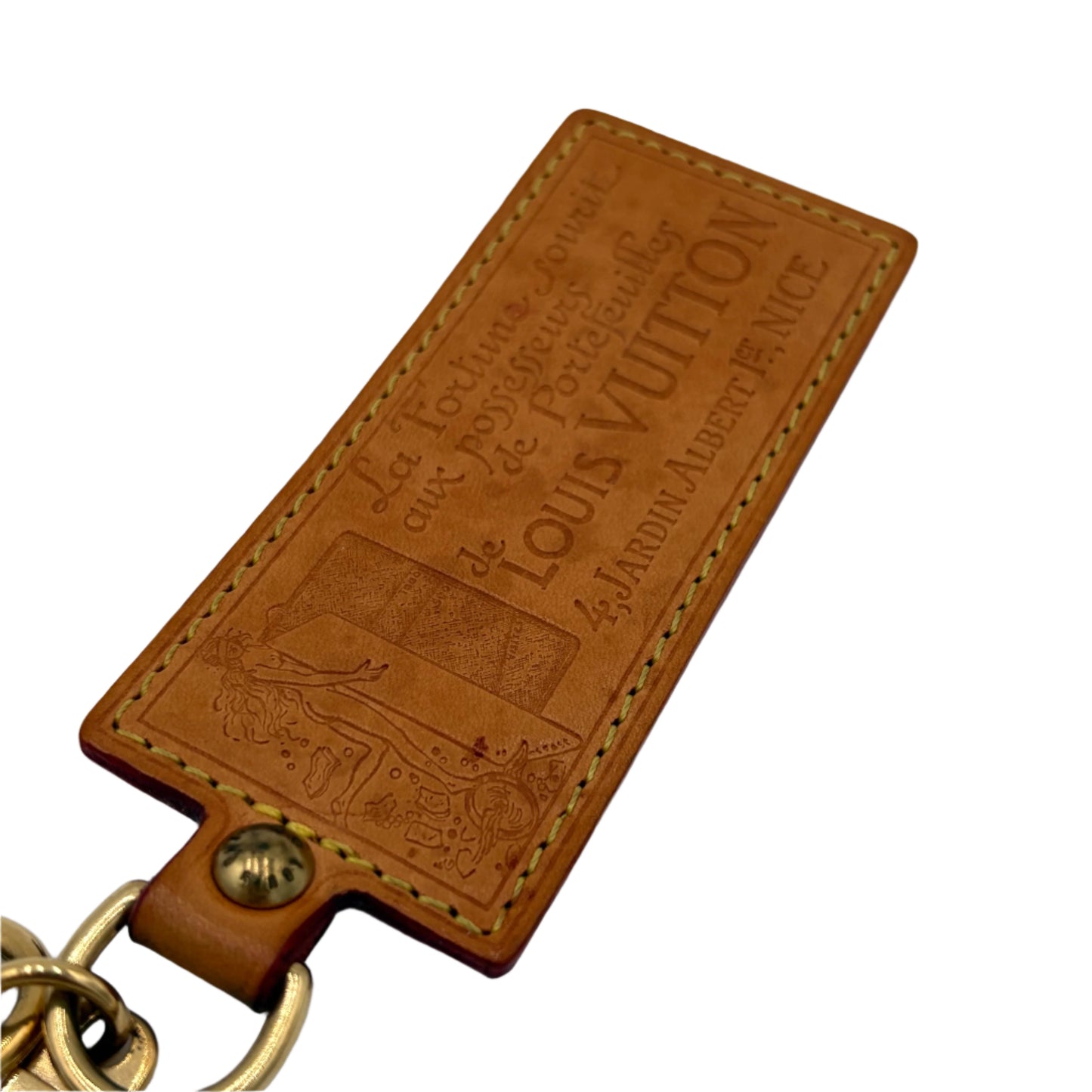 Vintage Louis Vuitton Fortune Leather Keychain