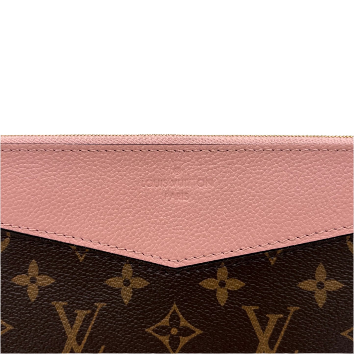 Chipped Louis Vuitton Monogram Daily Pouch