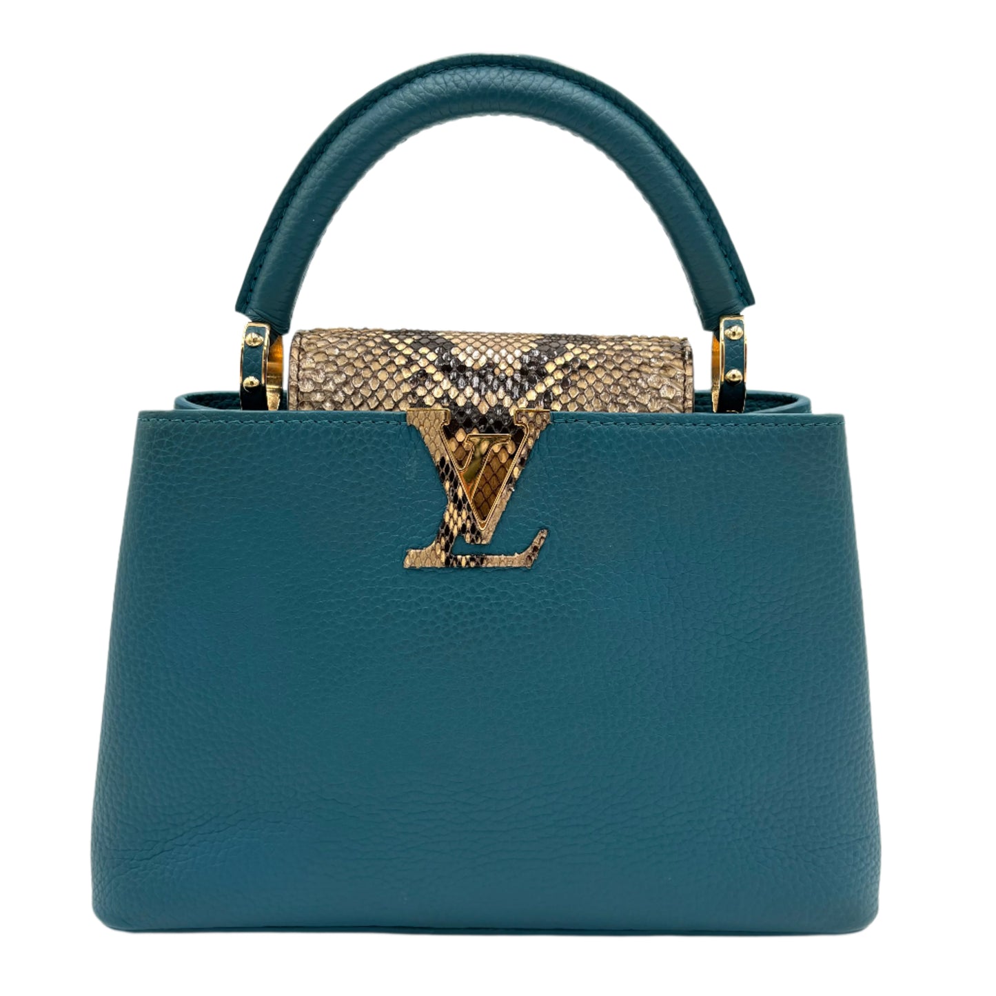 LOUIS VUITTON CAPUCINES PYTHON LEATHER VIBA