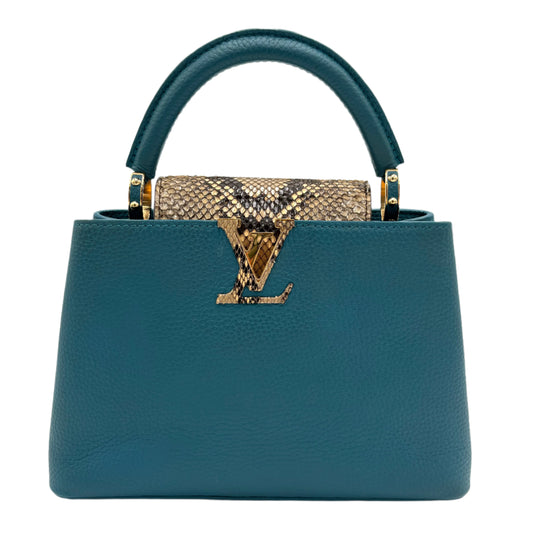 LOUIS VUITTON CAPUCINES PYTHON LEATHER VIBA