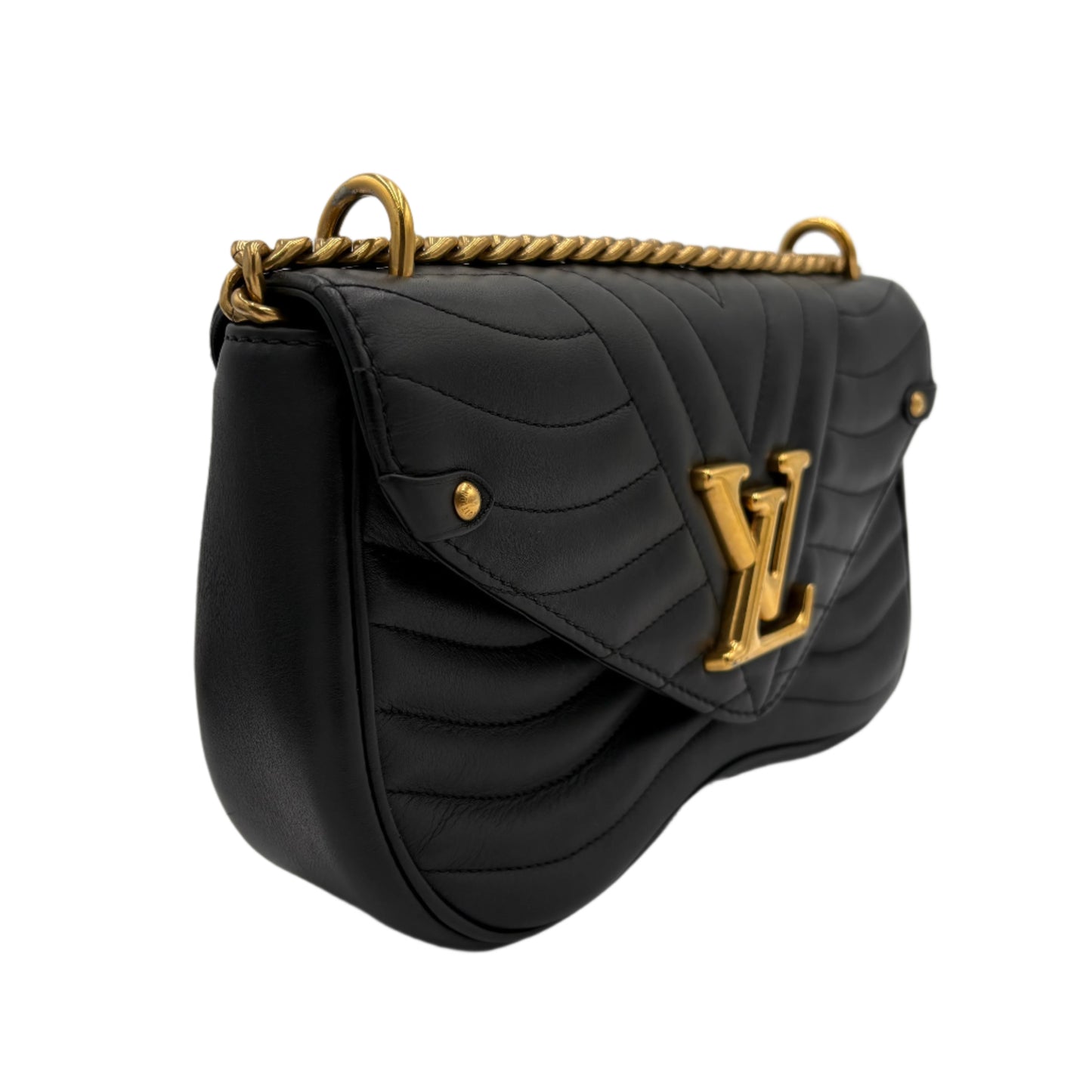 Louis Vuitton New Wave Chain Bg-Black : MM
