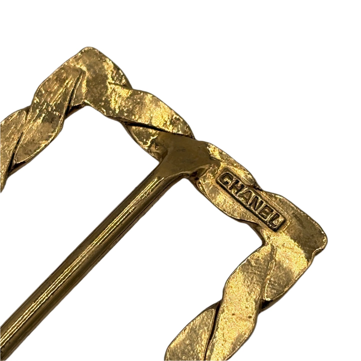 Vintage Chanel Gold Plated Belt Buckle