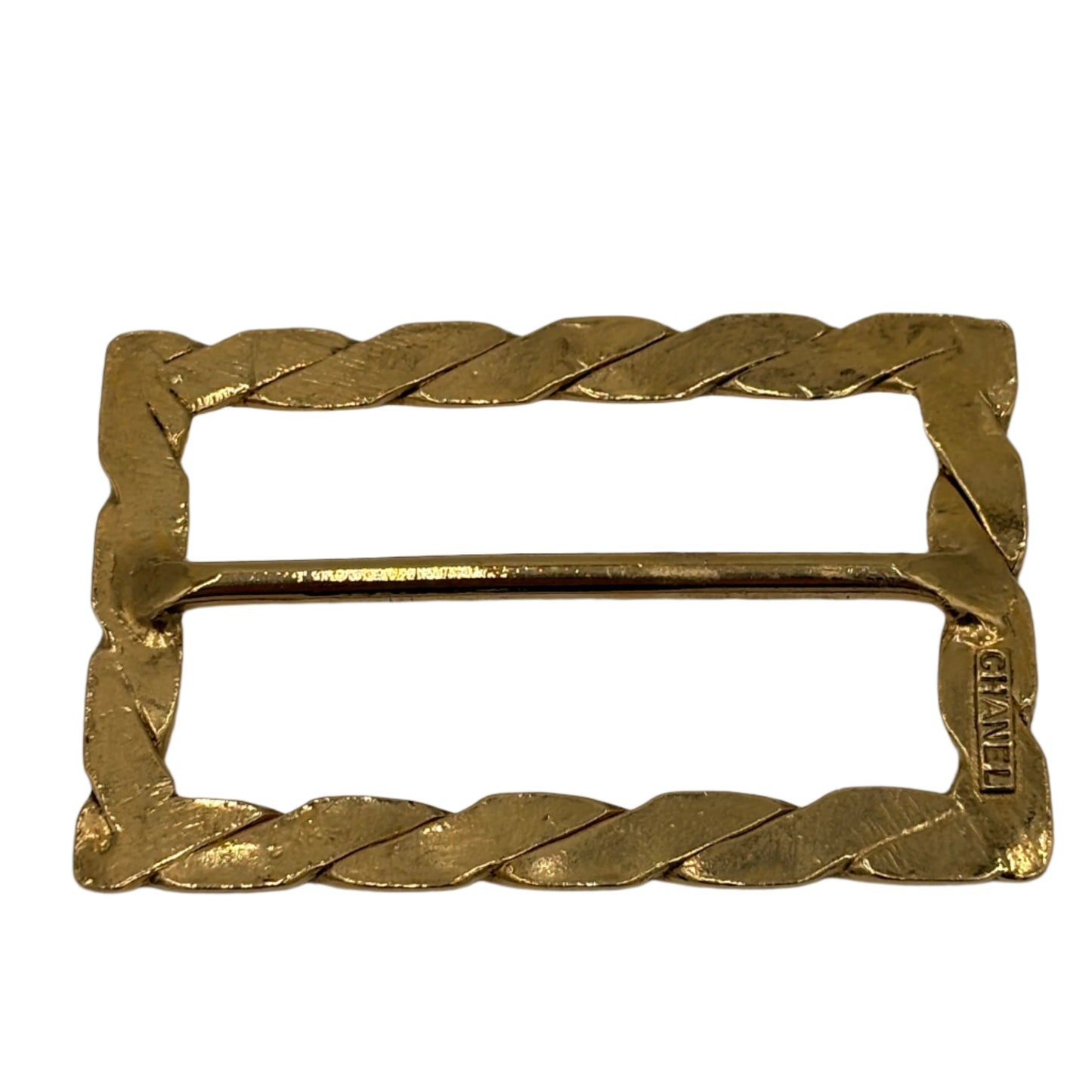 Vintage Chanel Gold Plated Belt Buckle