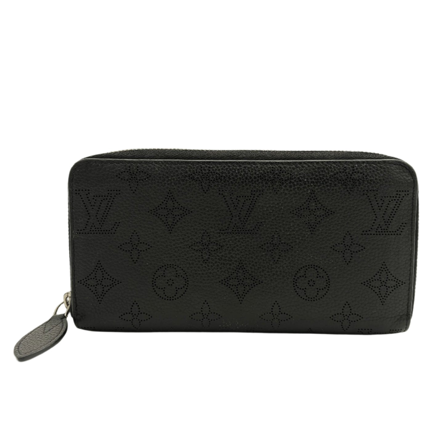 Louis Vuitton Black Mahina Zippy Wallet