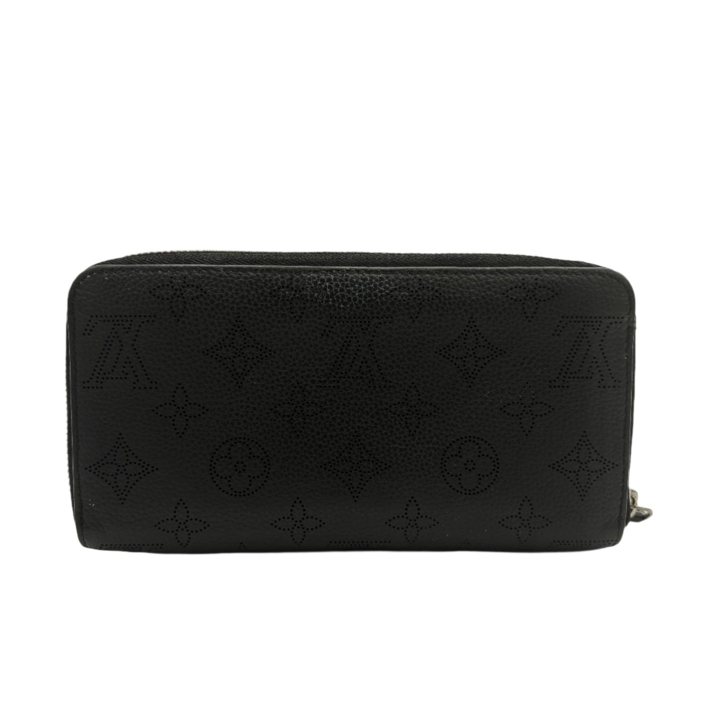 Louis Vuitton Black Mahina Zippy Wallet