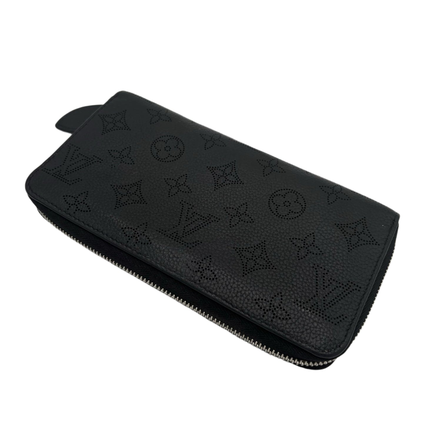 Louis Vuitton Black Mahina Zippy Wallet