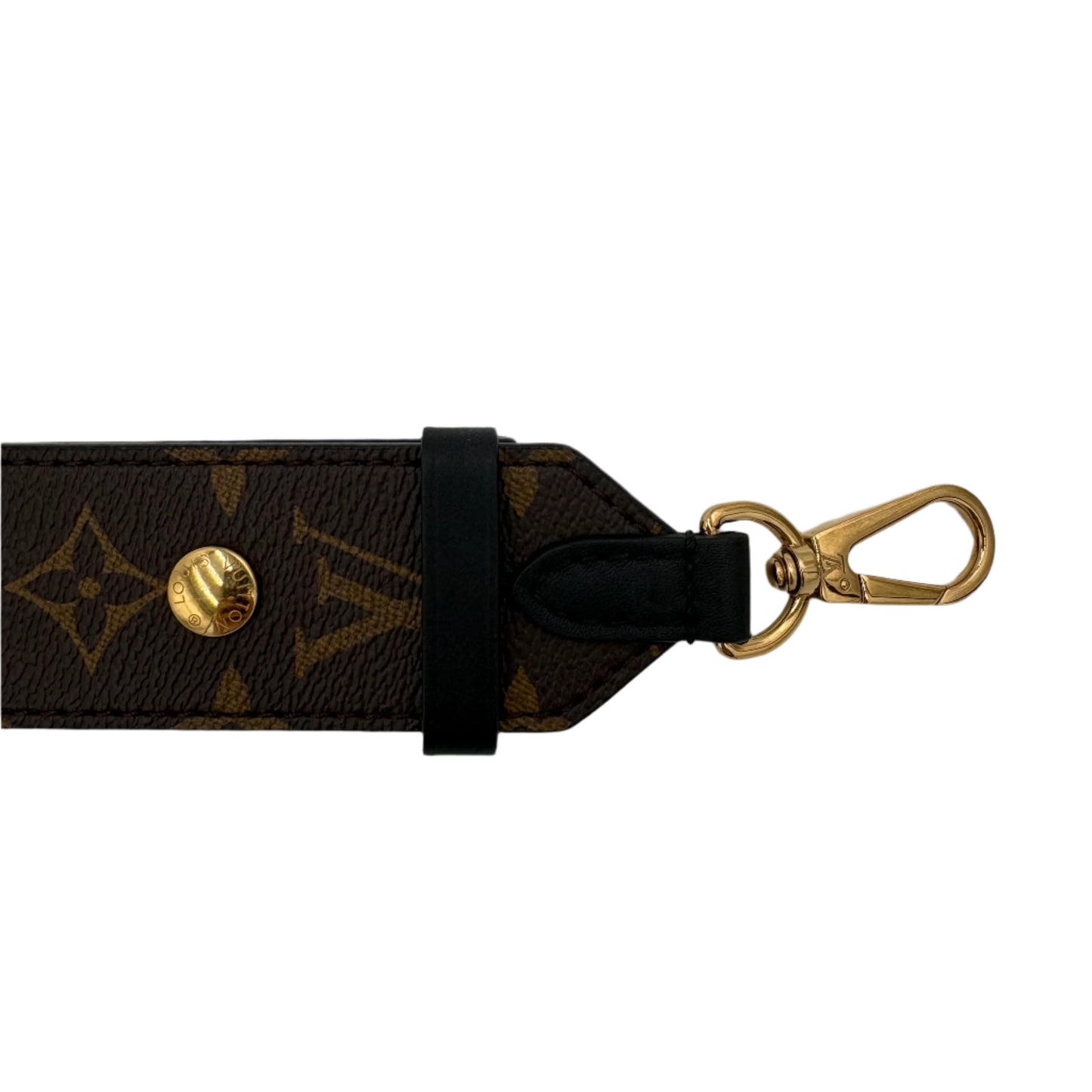 Louis Vuitton 3 Length Bandouliere Strap Monogram/Black