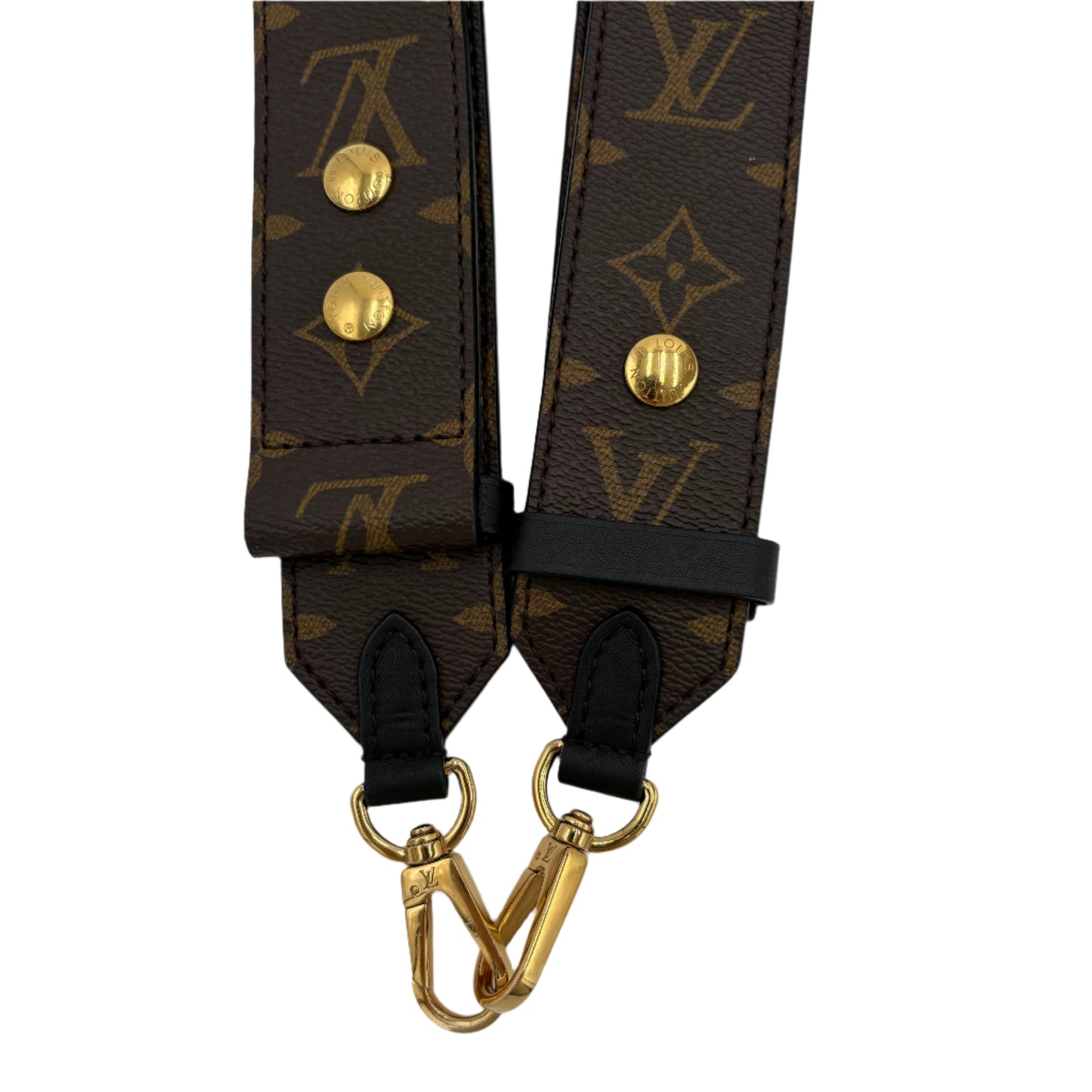 Louis Vuitton 3 Length Bandouliere Strap Monogram/Black