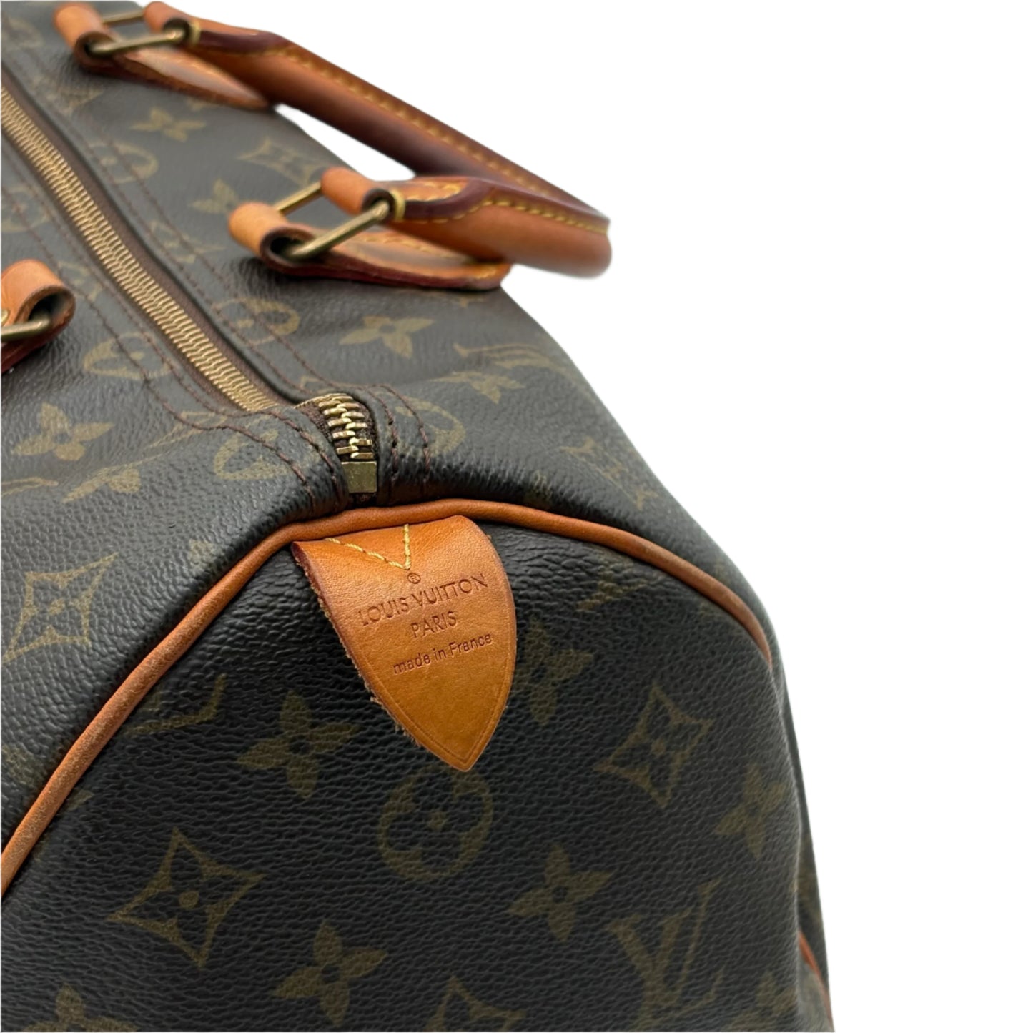1990 Louis Vuitton Monogram Speedy 35
