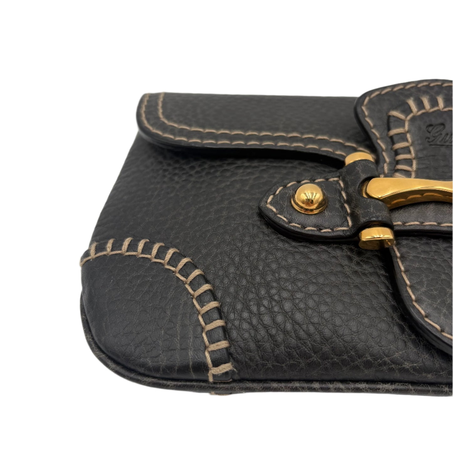 Gucci Pelham Clutch with Saddle Stitching