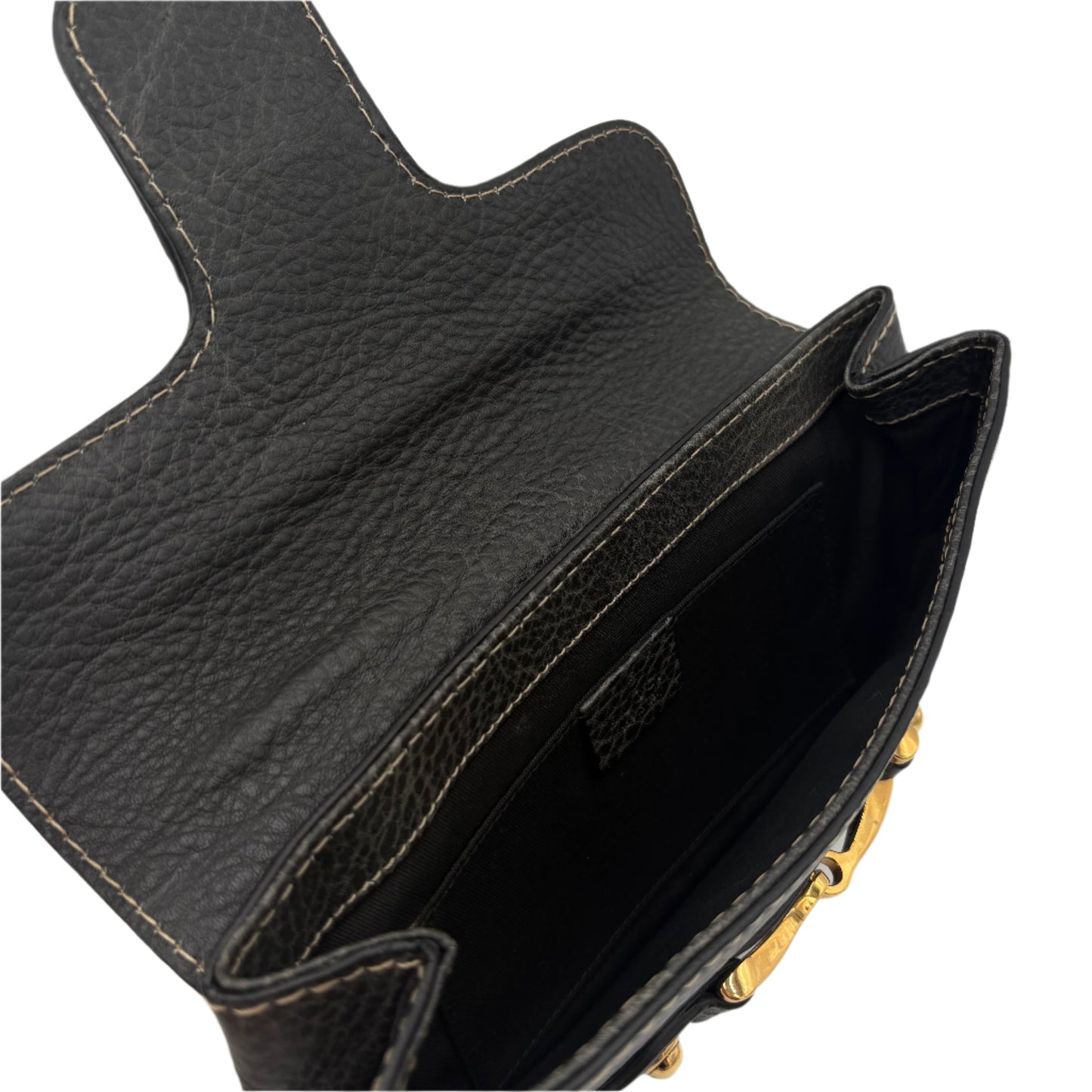 Gucci Pelham Clutch with Saddle Stitching