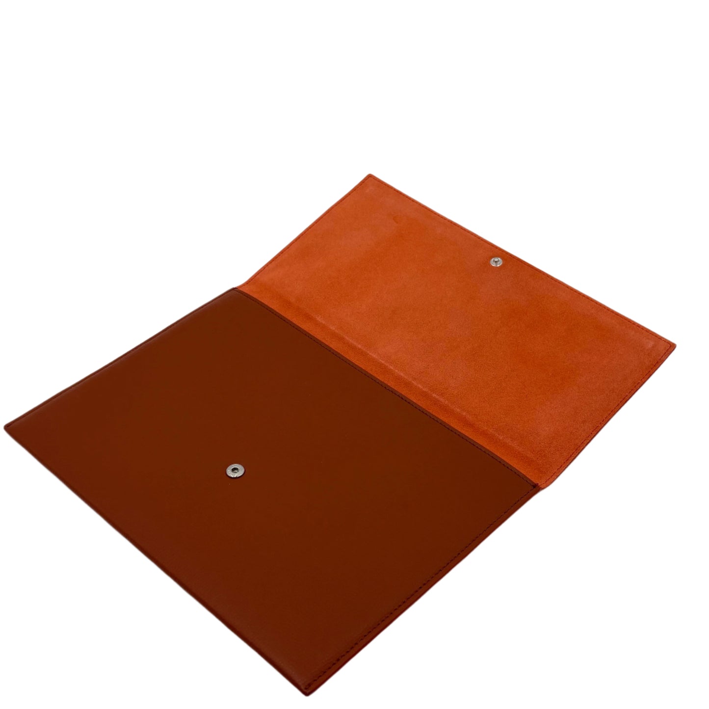 MIB Salvatore Ferragamo Brown Leather Clutch
