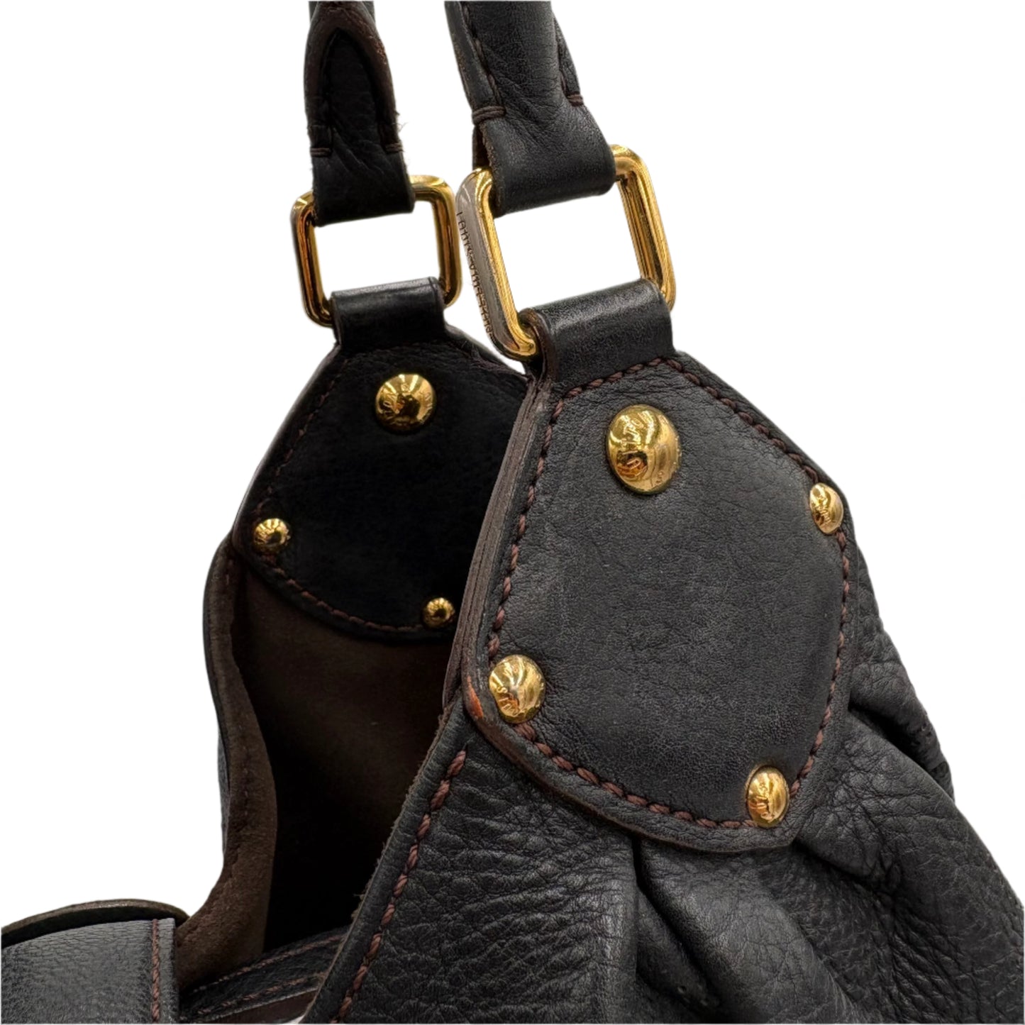 Louis Vuitton "L" Mahina Tote-Black