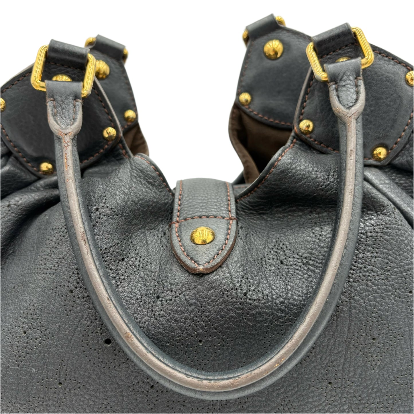 Louis Vuitton "L" Mahina Tote-Black
