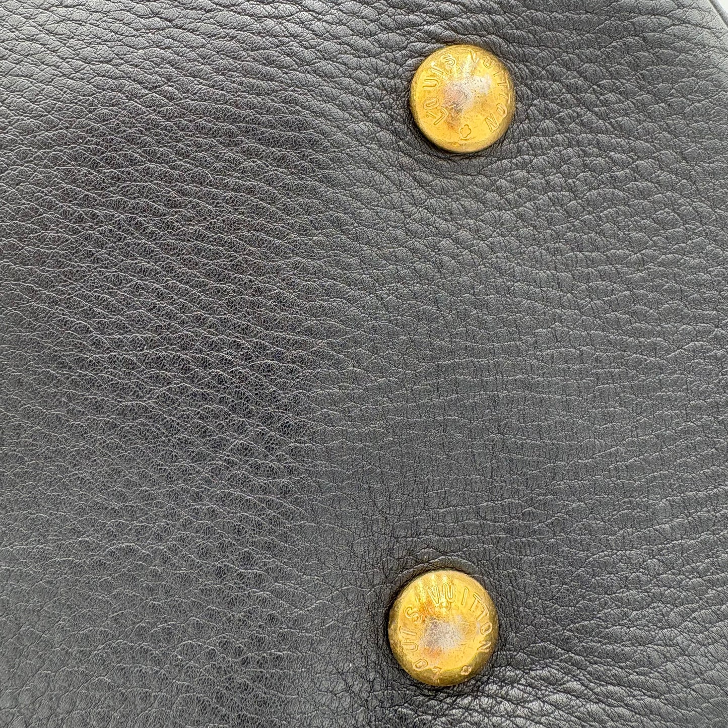 Louis Vuitton "L" Mahina Tote-Black