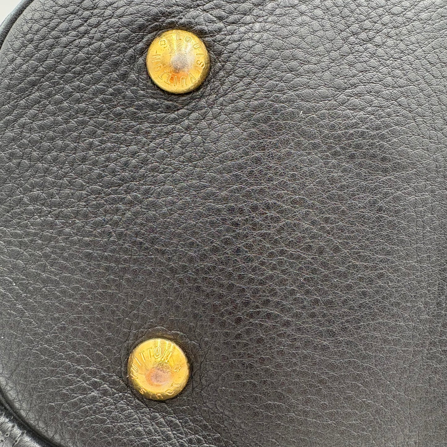 Louis Vuitton "L" Mahina Tote-Black