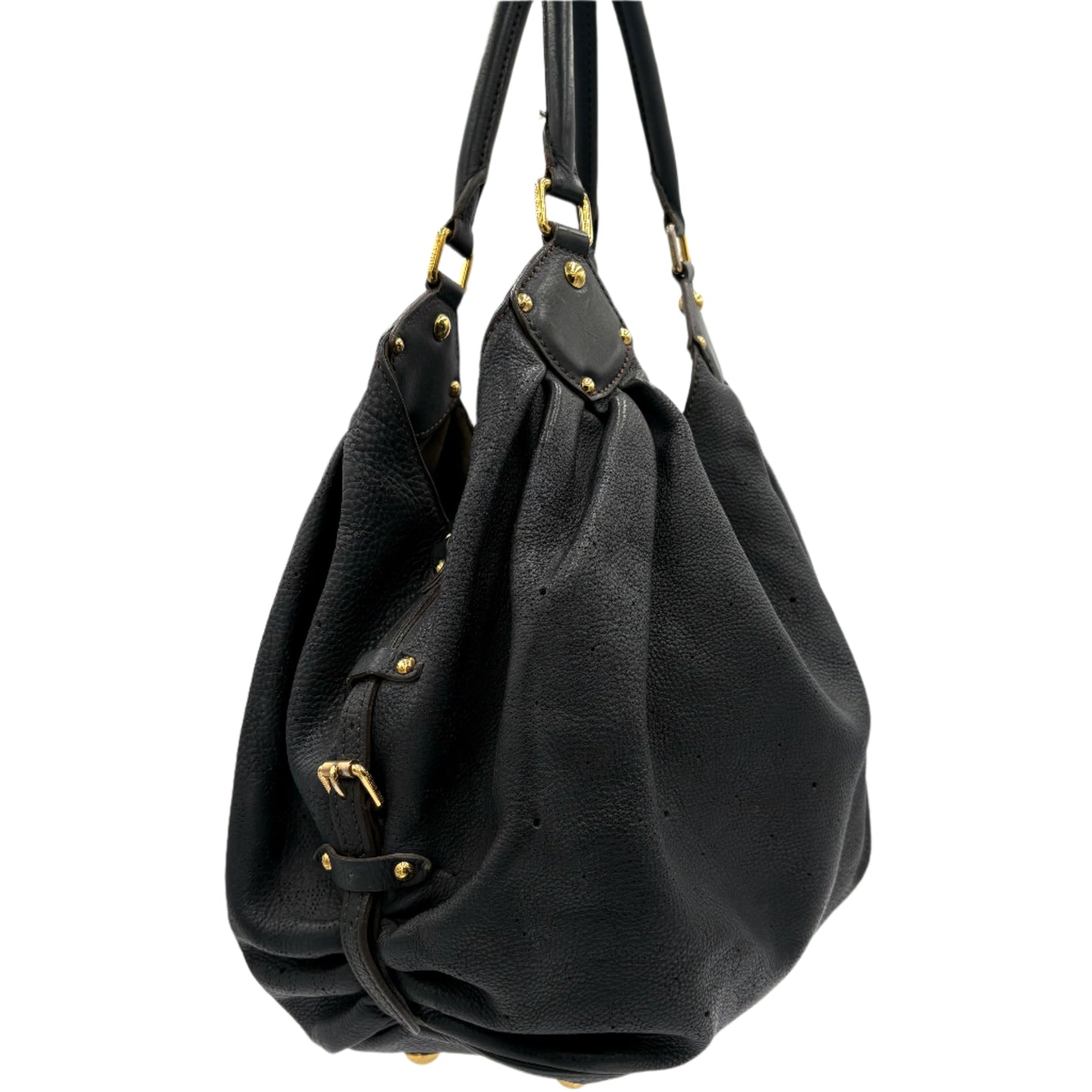 Louis Vuitton "L" Mahina Tote-Black