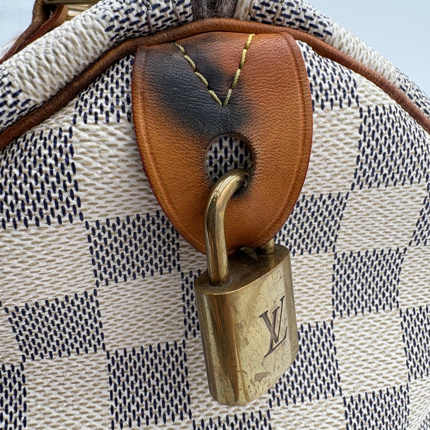 Louis Vuitton Speedy 30 Damier 1-Azur