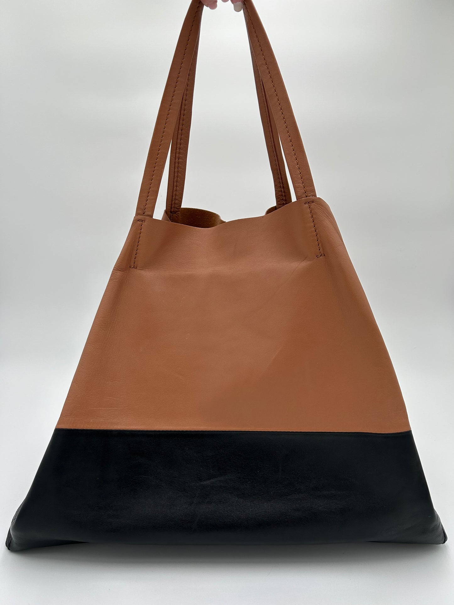 Celine Cabas Soft butter tote-Two Tone