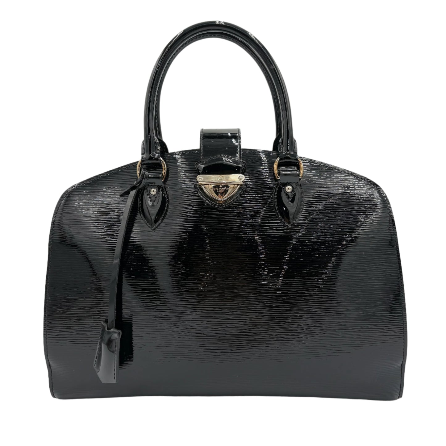 Louis Vuitton Pont Neuf GM.-Black Patent