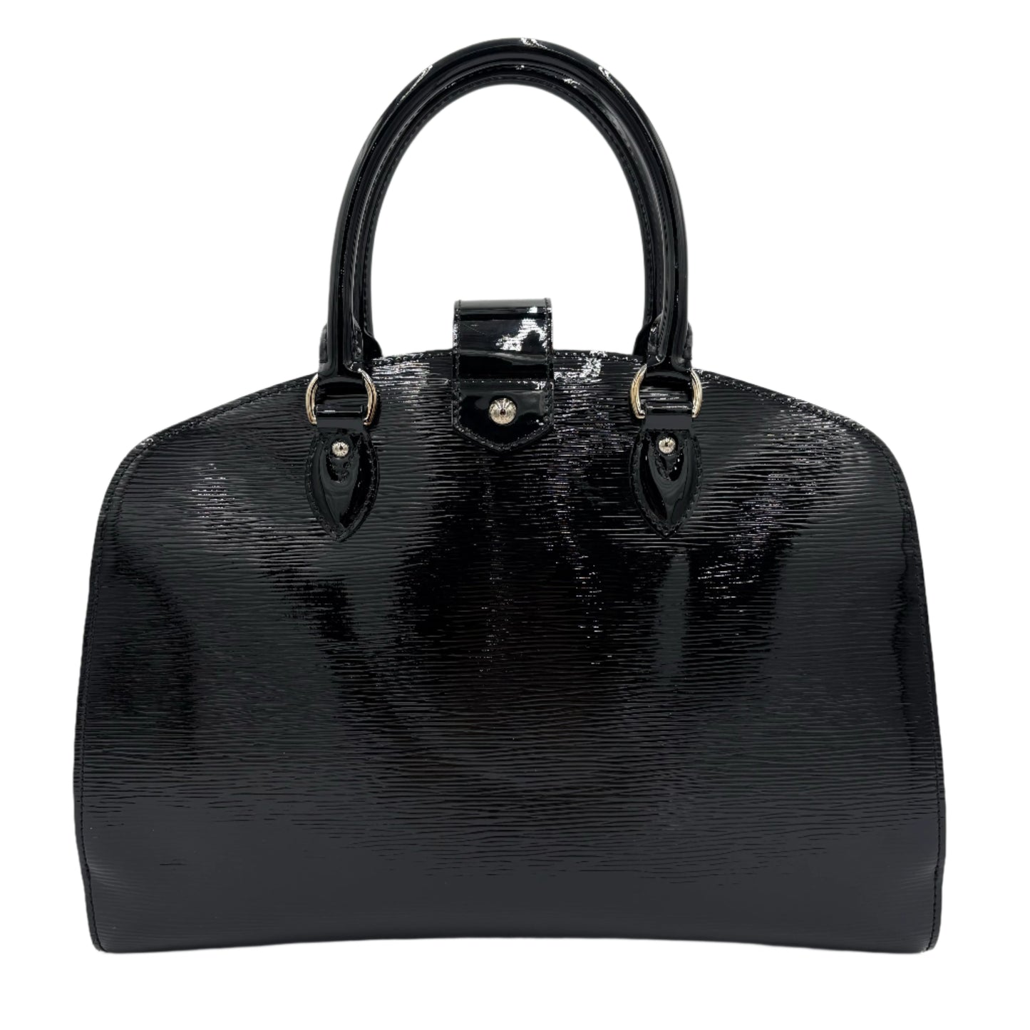 Louis Vuitton Pont Neuf GM.-Black Patent