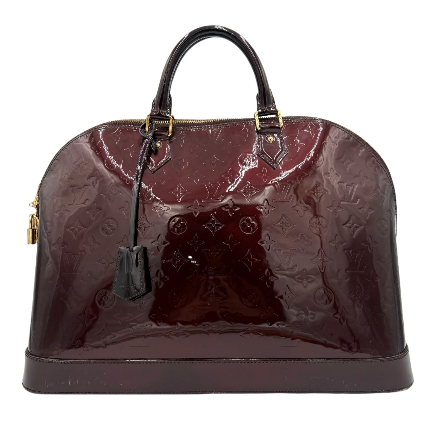 Louis Vuitton Alma Vernis Bag..-Amarante : GM XL