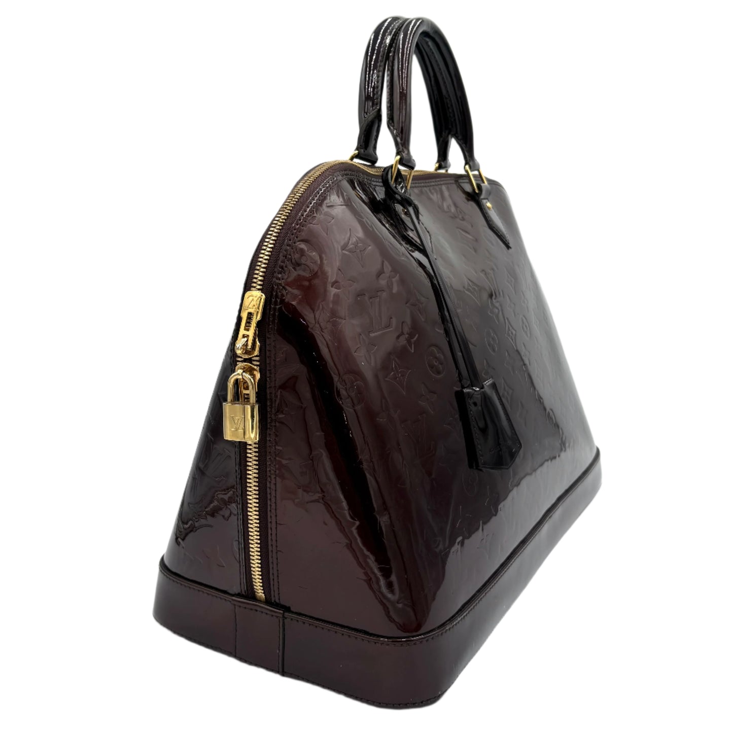 Louis Vuitton Alma Vernis Bag..-Amarante : GM XL