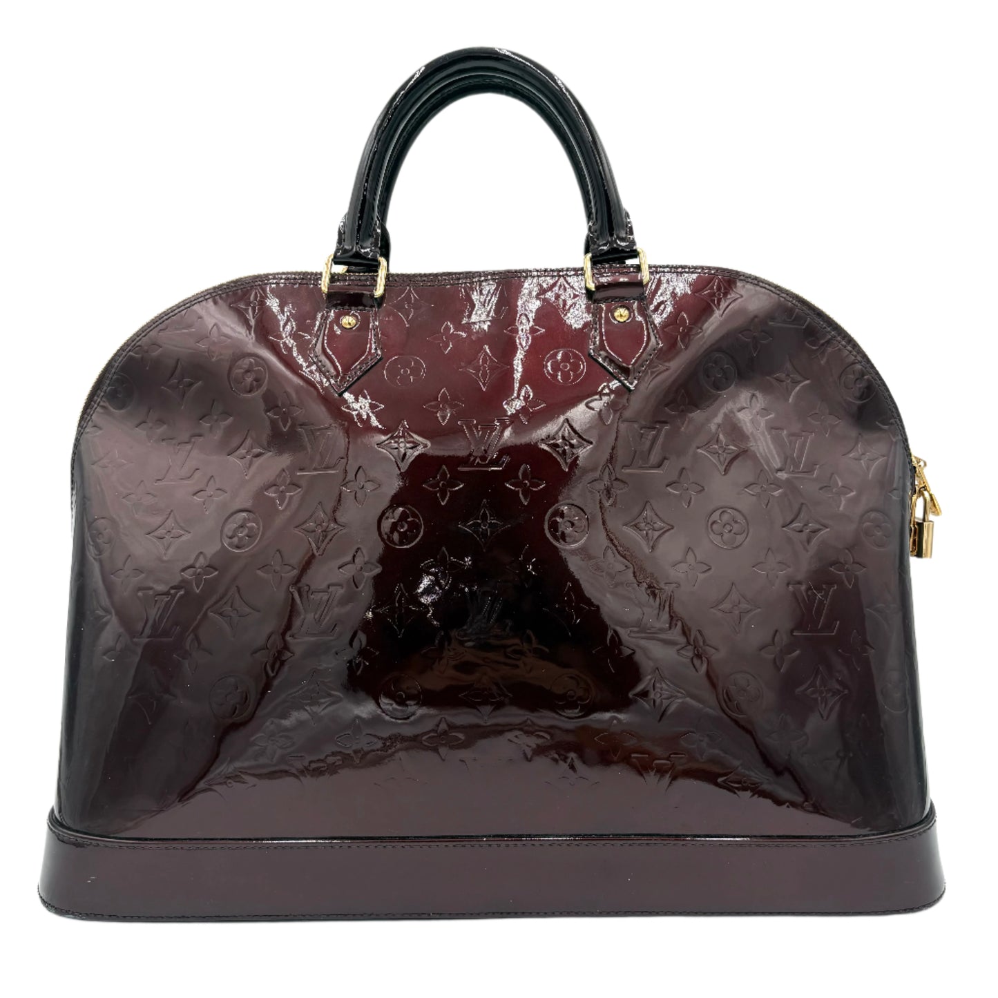 Louis Vuitton Alma Vernis Bag..-Amarante : GM XL