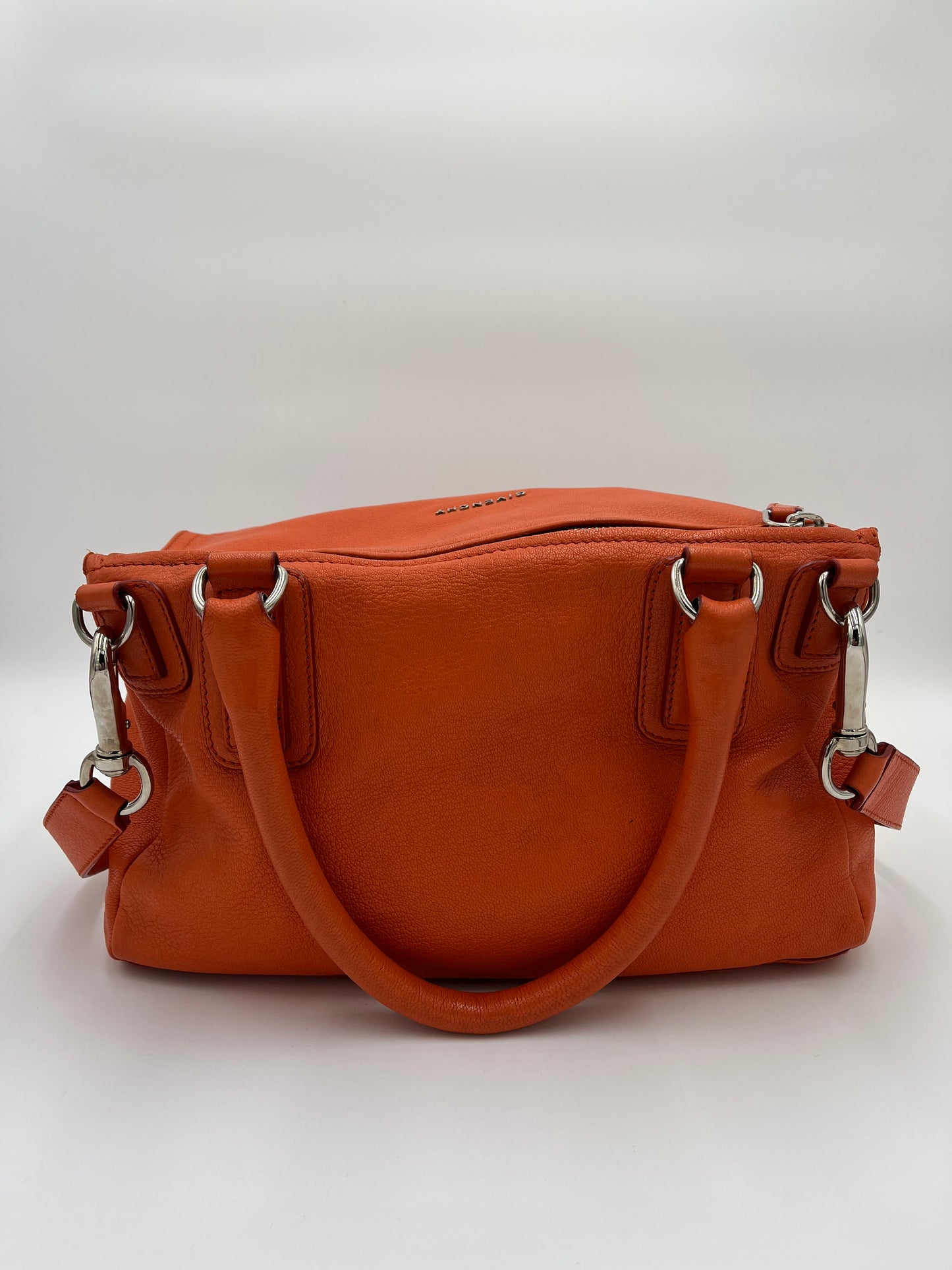 Givenchy Pandora SugarGoatskin-Orange : Medium