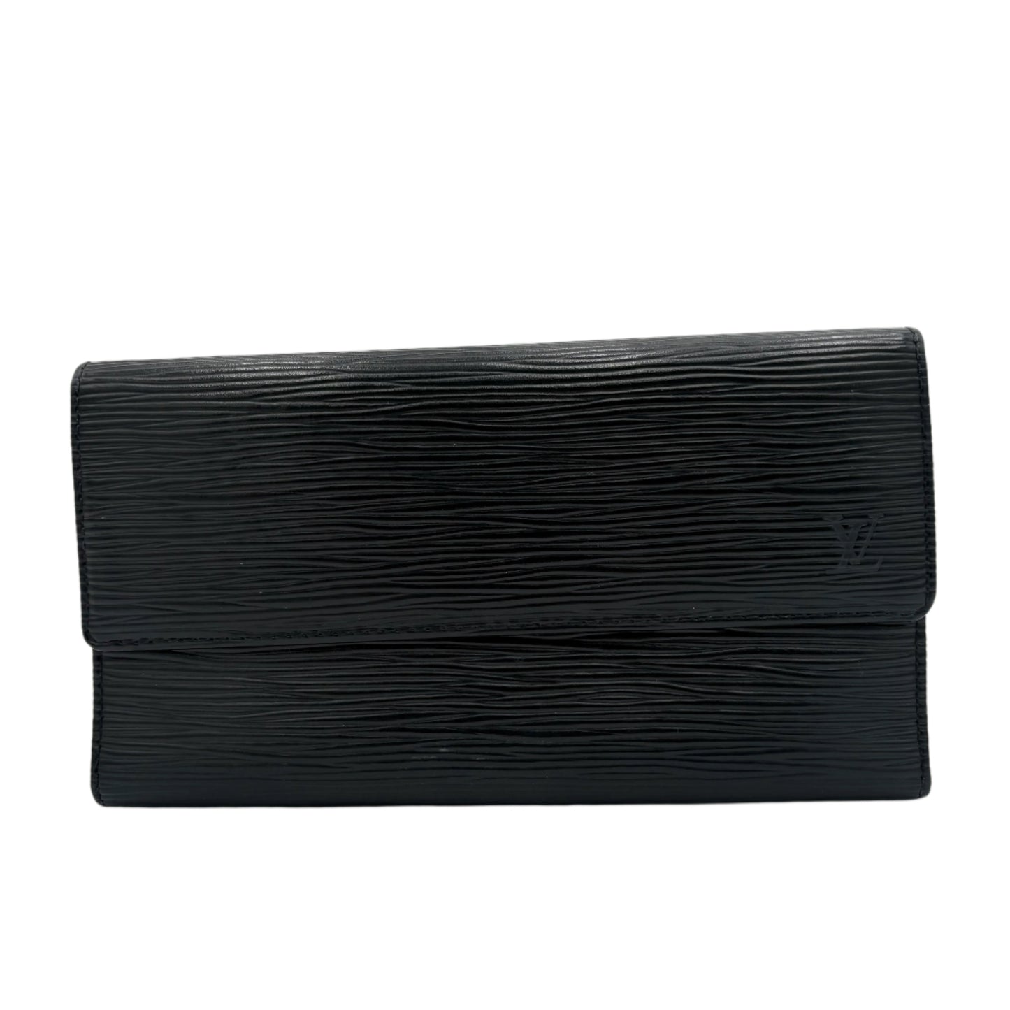 LV Porte Tresor Wallet-Black Epi