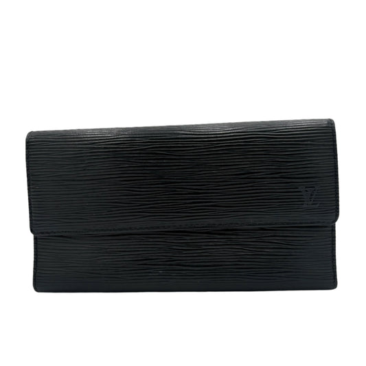 LV Porte Tresor Wallet-Black Epi