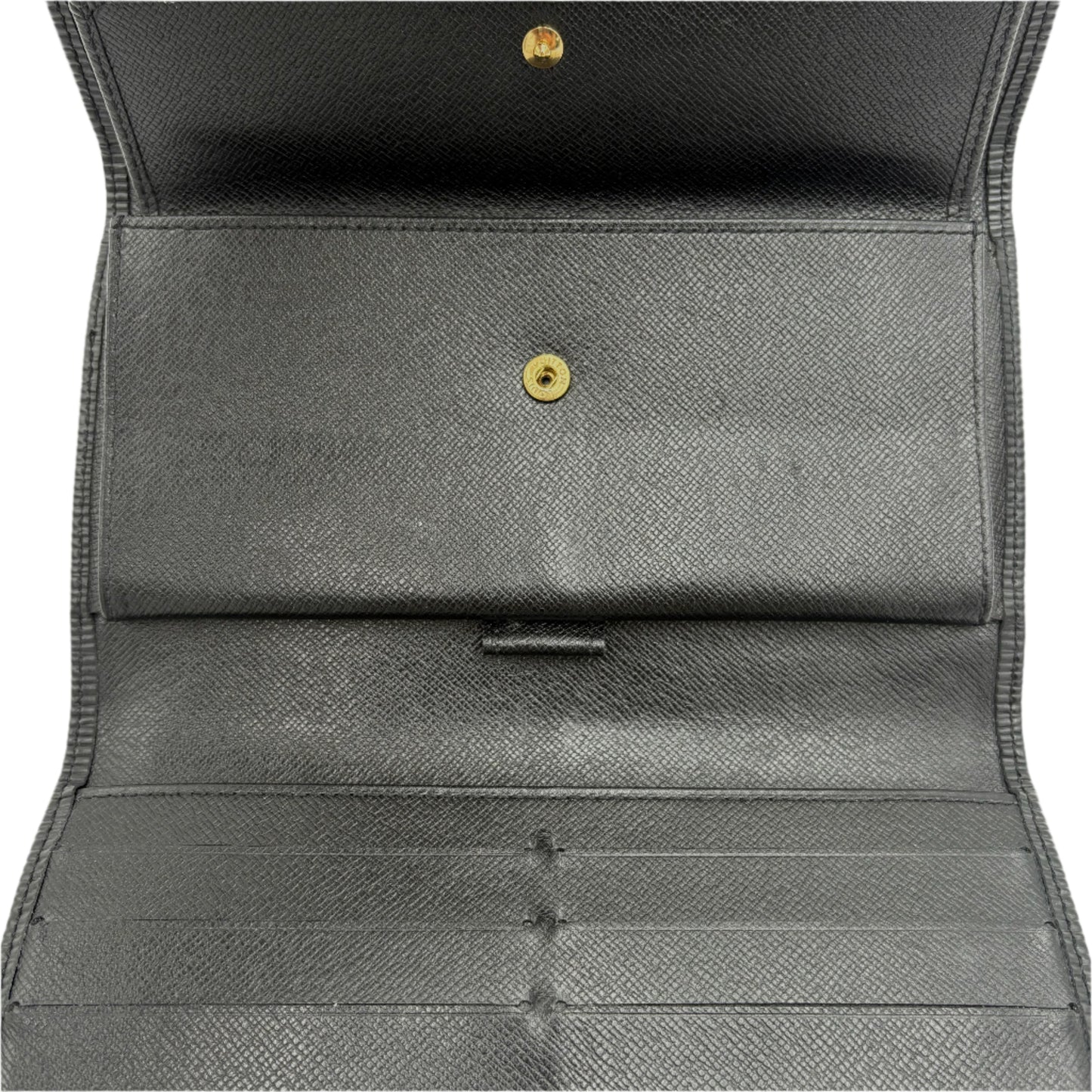 LV Porte Tresor Wallet-Black Epi