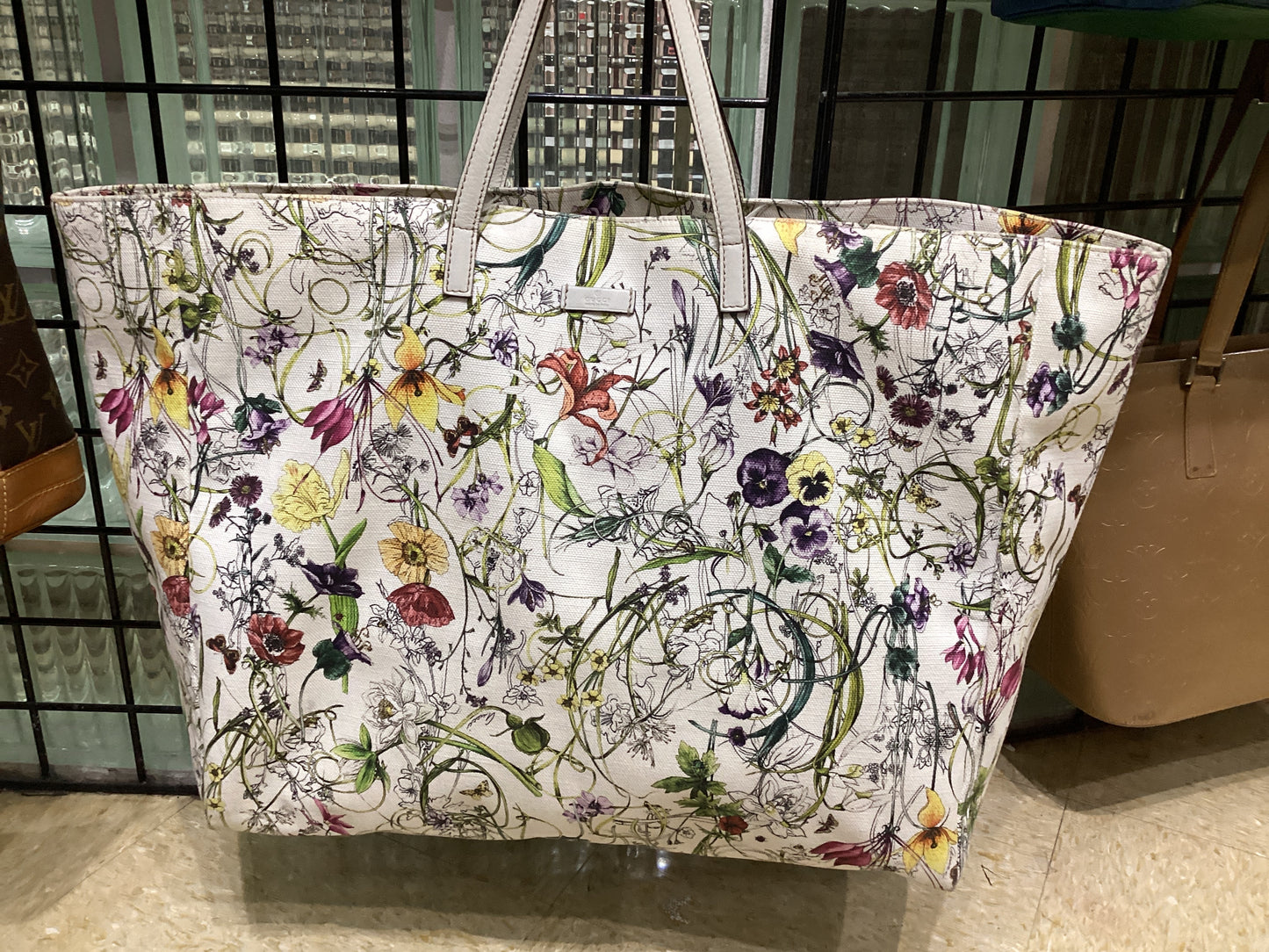 Gucci Rajah Flora Large Tote Bag