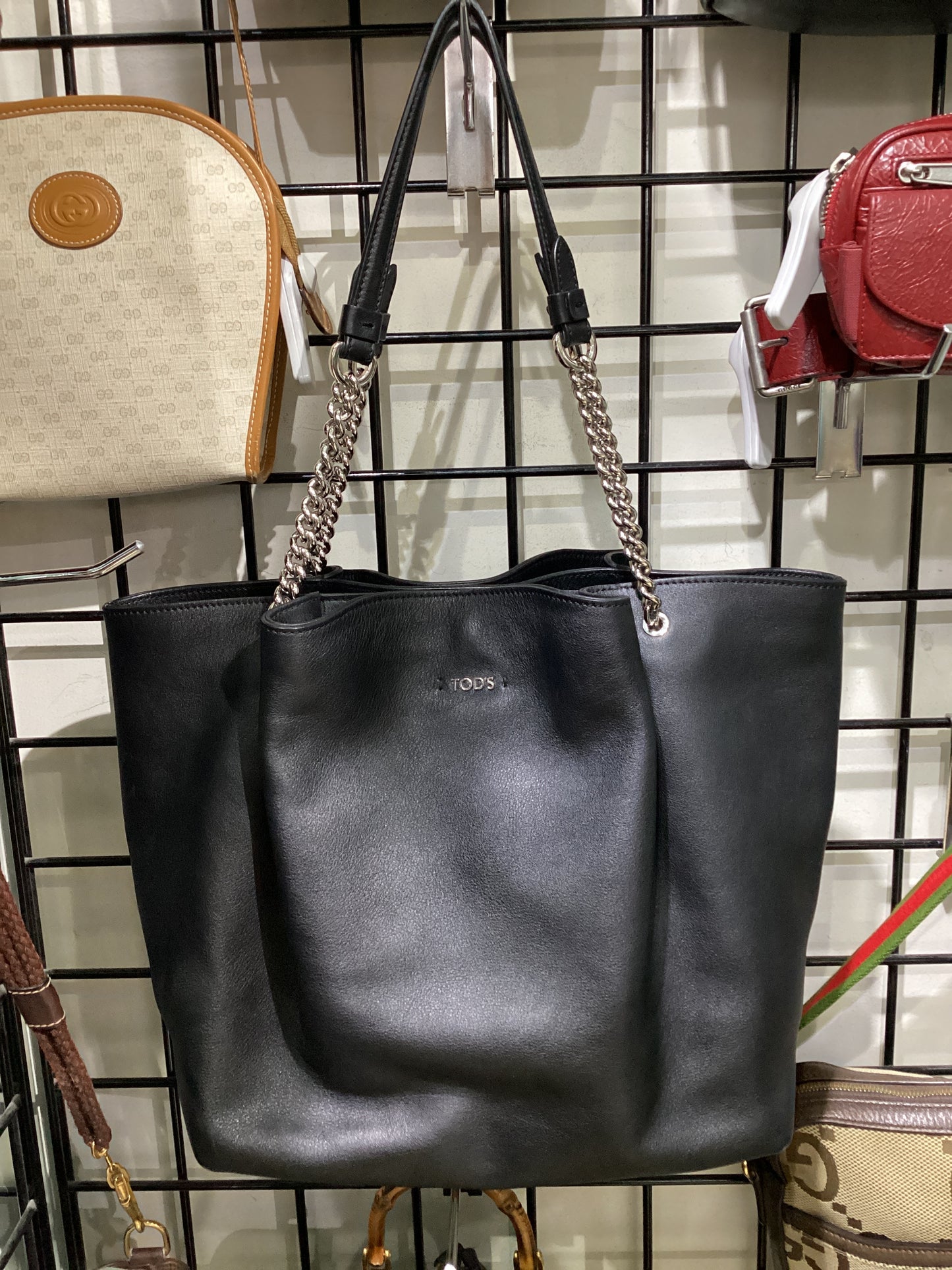 Tods Micro Flower Leather Bag