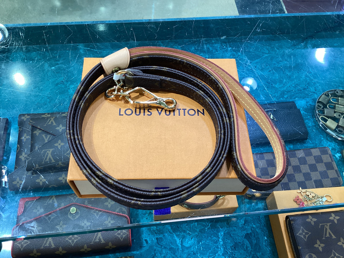 2017 Louis Vuitton Dog Leash Monogram PM