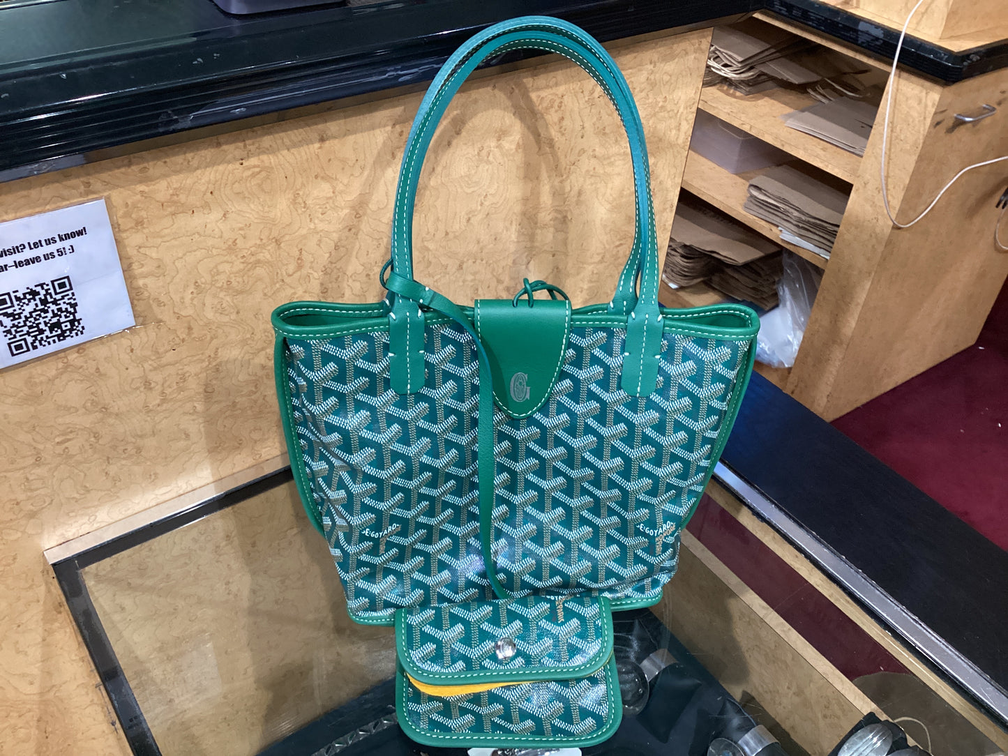 Goyard Anjou Reversible Tote Coated Canvas Mini