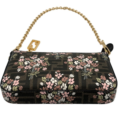 MIB Fendi Flower Bouquet Baguette Pouch