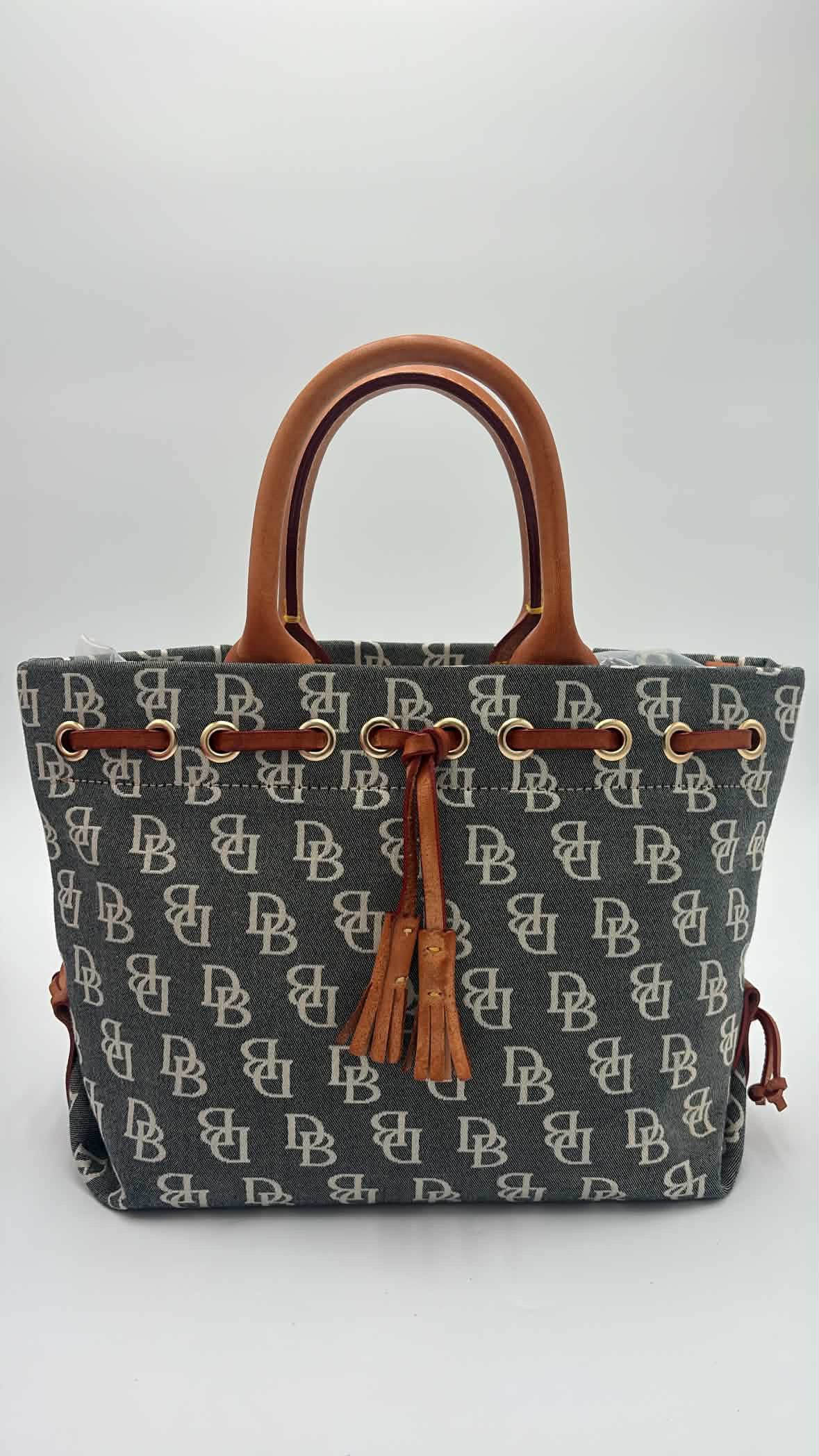 1990's Dooney & Bourke Tulip Tassel Tote