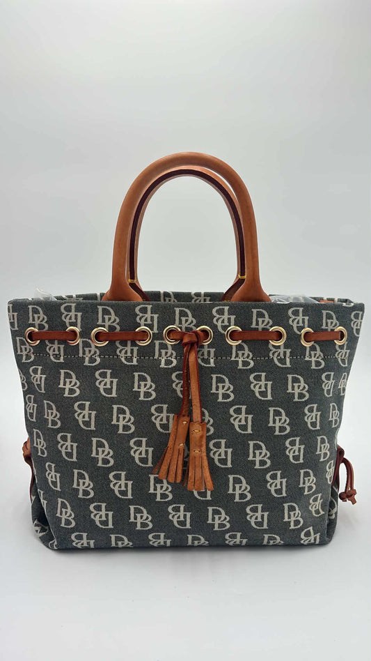 1990's Dooney & Bourke Tulip Tassel Tote