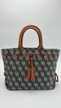 1990's Dooney & Bourke Tulip Tassel Tote